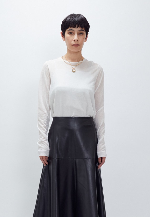 【追加予約】シアーロングスリーブＴシャツ 詳細画像 Offwhite 5