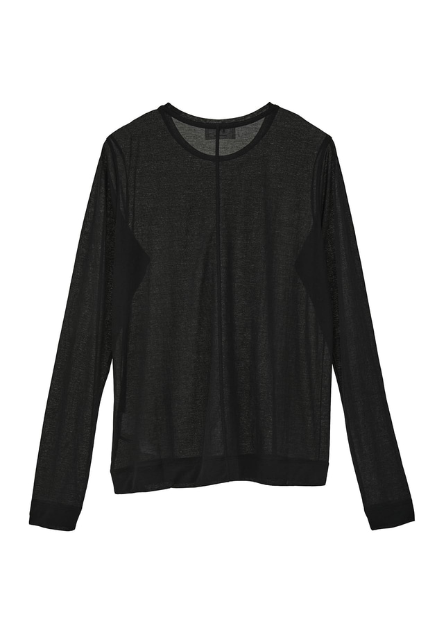 【追加】シアーロングスリーブＴシャツ 詳細画像 Black 12