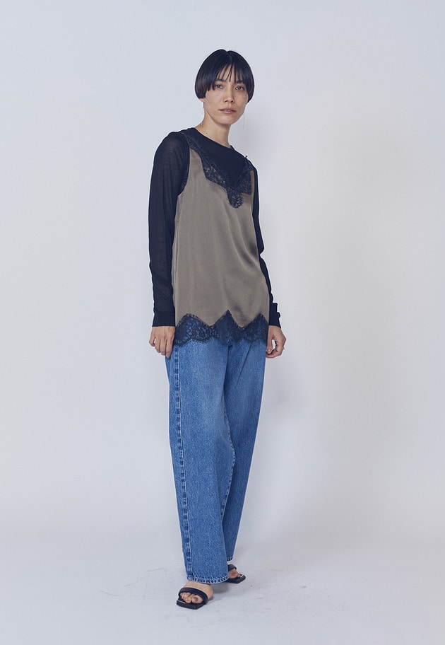 【追加予約】シアーロングスリーブＴシャツ 詳細画像 Black 5