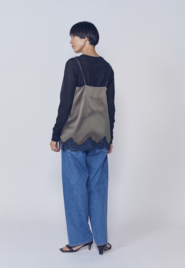 【追加予約】シアーロングスリーブＴシャツ 詳細画像 Black 6