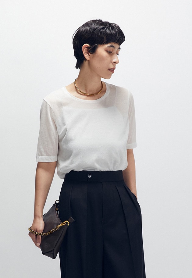 【追加】シアーＴシャツ 詳細画像 Offwhite 8