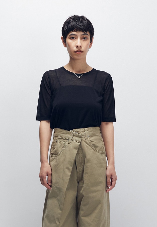 【追加】シアーＴシャツ 詳細画像 Black 9