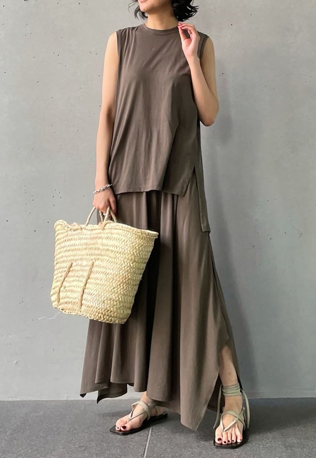 ＜KECH LeS ESSENTIELS (ケシュルエッセンシャル)＞かごバッグ 詳細画像 Beige 2