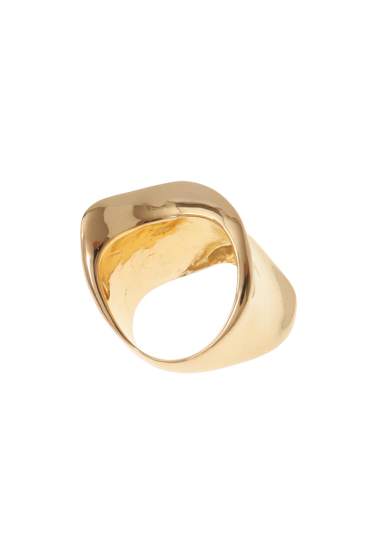 Bijou R.I  Thick Waves Ring （gold）11号