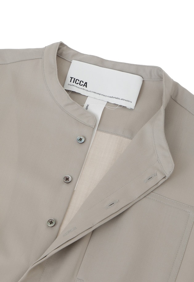 ＜TICCA (ティッカ)＞ウォッシャブルウールコンビネゾン 詳細画像 Beige 7