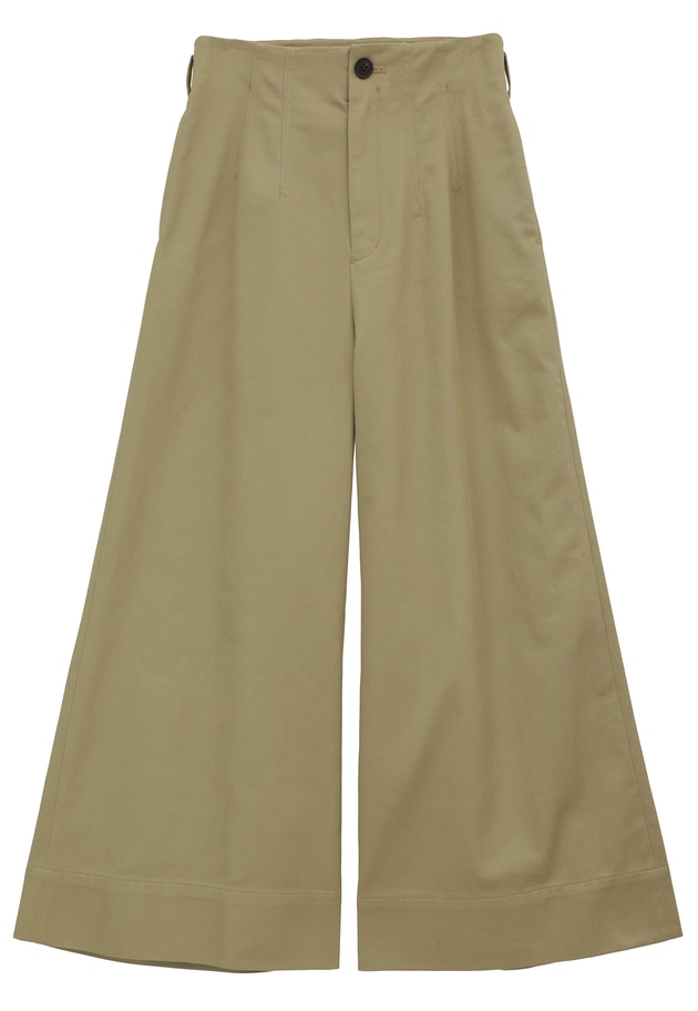 チノハイウエストワイドパンツ 詳細画像 Beige 6