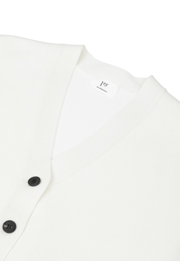 接結ショートカーディガン 詳細画像 White 3