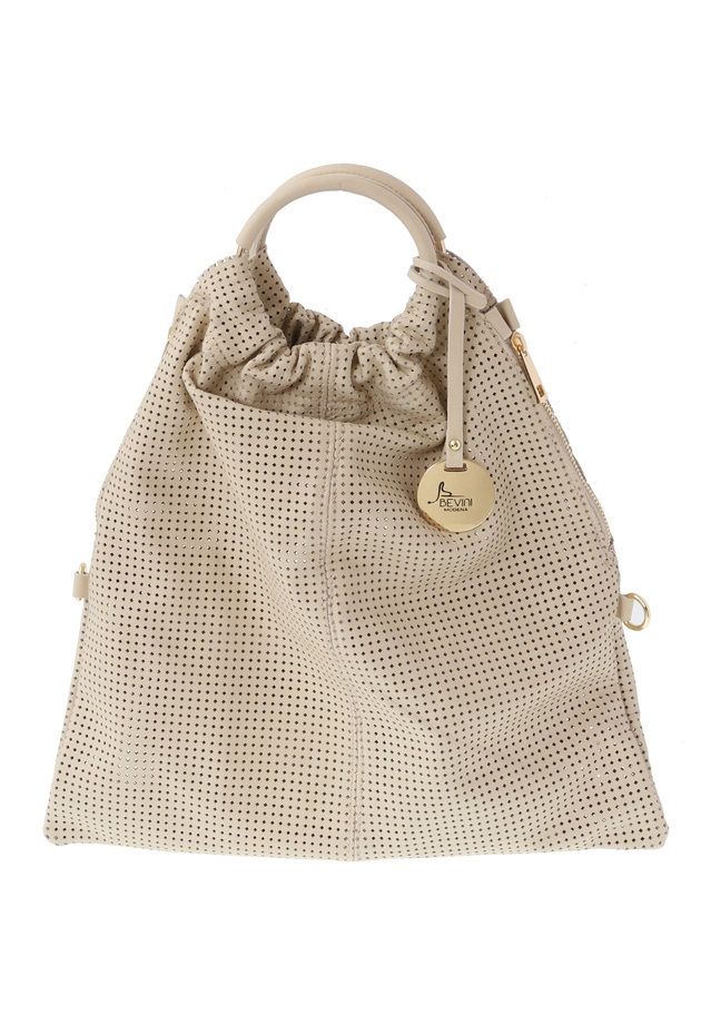＜BEVINI (ベヴィニ)＞2WAYメッシュバッグ 詳細画像 Beige 2