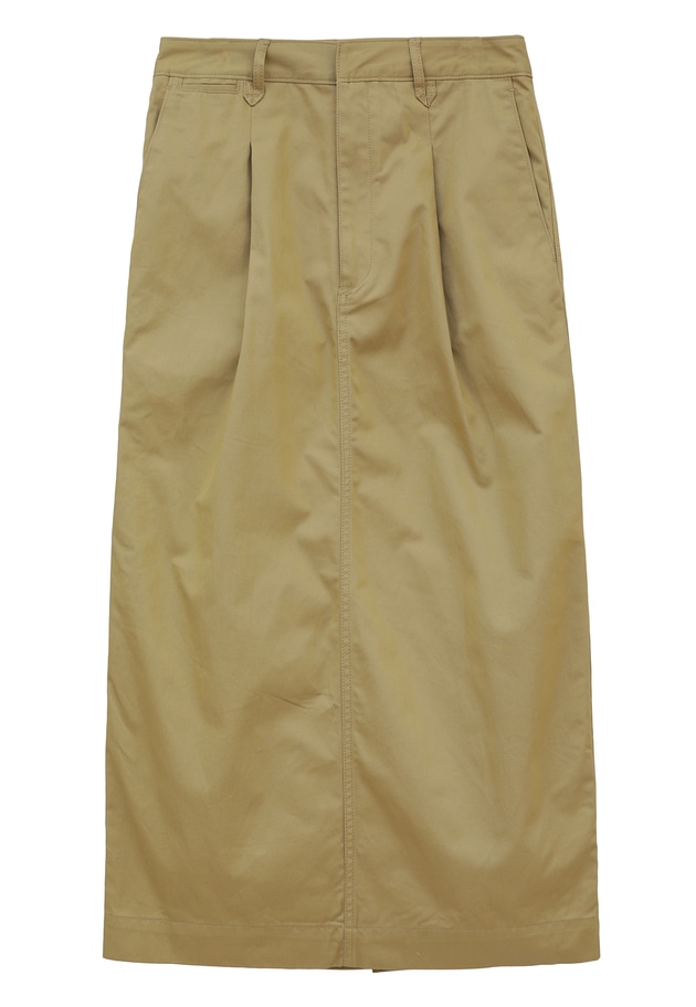 ＜upper hights (アッパーハイツ)＞THE OFFICER SKIRT 詳細画像 Beige 1