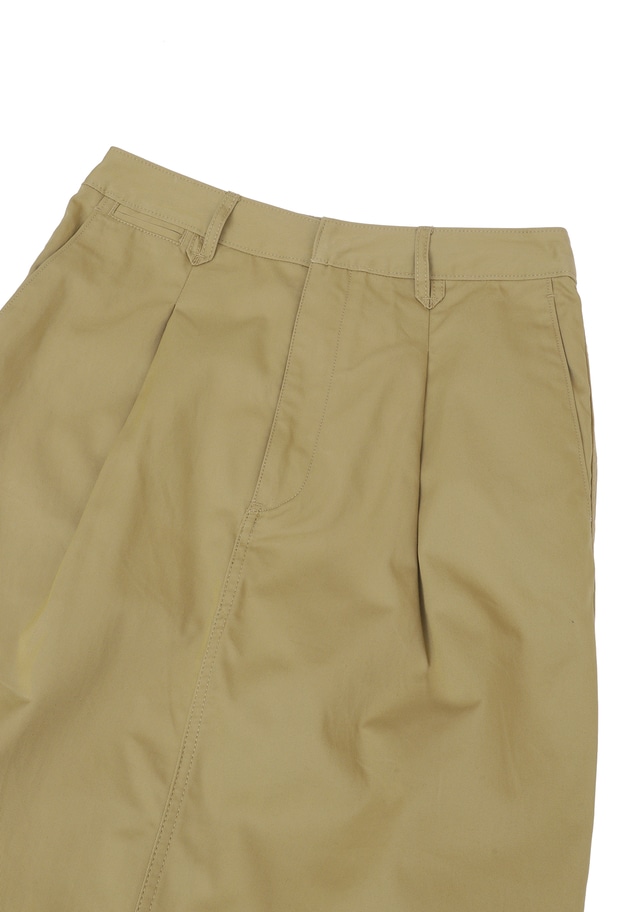 ＜upper hights (アッパーハイツ)＞THE OFFICER SKIRT 詳細画像 Beige 3