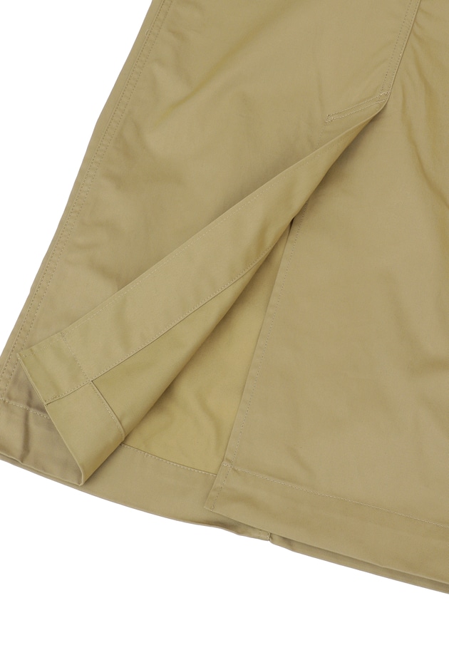 ＜upper hights (アッパーハイツ)＞THE OFFICER SKIRT 詳細画像 Beige 8