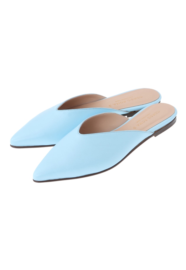 ＜CORSO ROMA 9 (コルソローマ ノーヴェ)＞フラットパンプス 詳細画像 Light blue 1