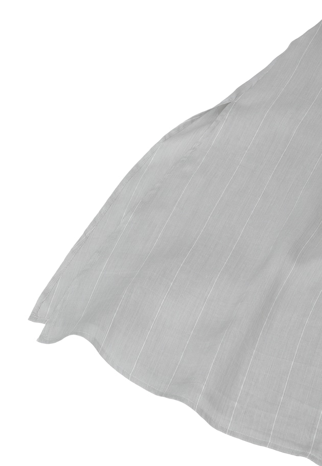 テンセルシルクストライプケープシャツドレス 詳細画像 Gray 13