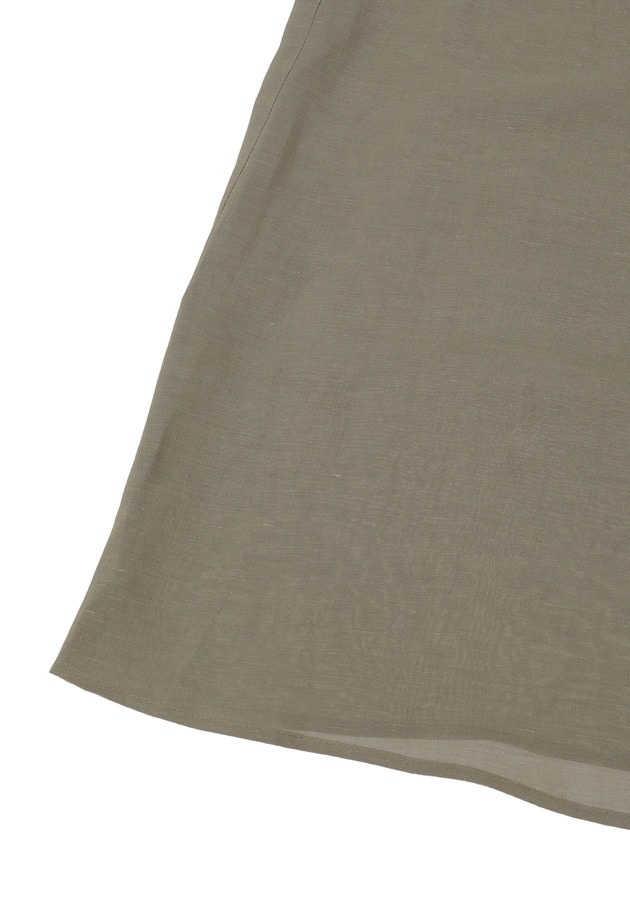 ウォッシャブルレーヨンリネンワンピース 詳細画像 Khaki 11