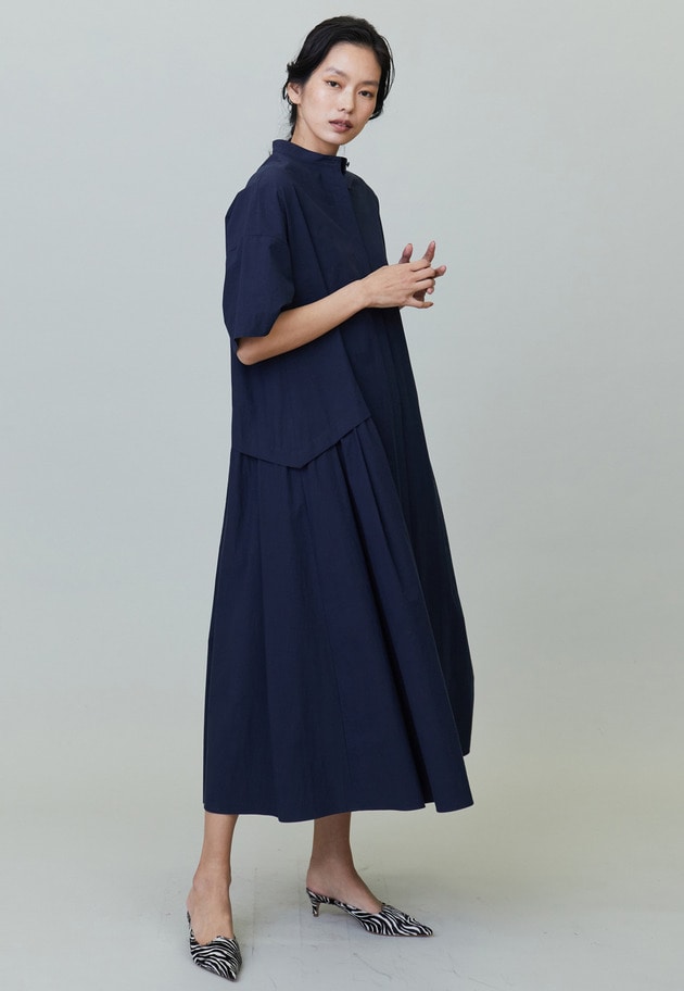 タイプライターワンピース 詳細画像 Dark navy 2