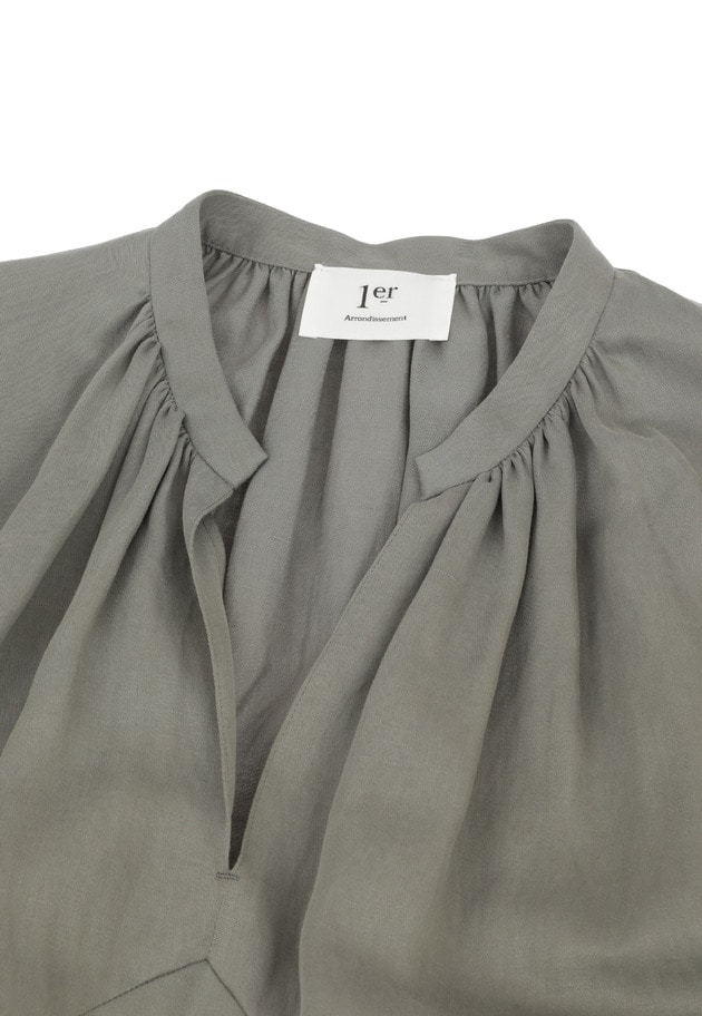 【WEB限定カラー】テンセルリネンスキッパーロングワンピース 詳細画像 WEB限定 Khaki 10