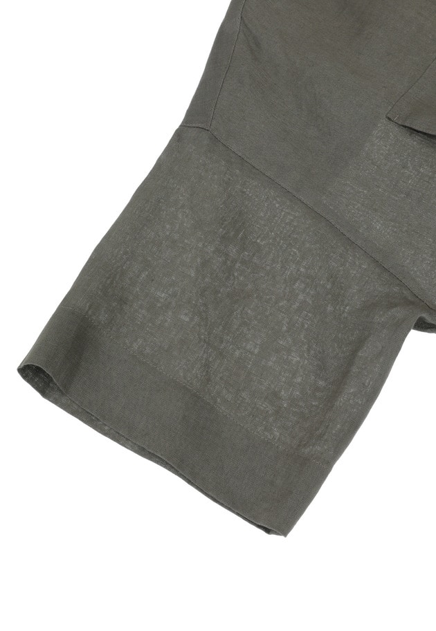 【WEB限定カラー】ウォッシュリネン シャツワンピース 詳細画像 Khaki 7