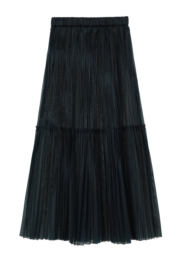 オーガンジープリーツスカート 詳細画像 Blue 10