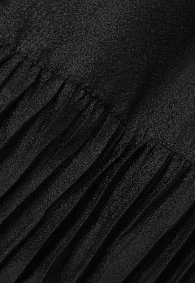 ティアード手絞りプリーツワンピース 詳細画像 Black 13
