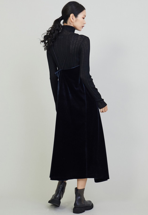 ベロアキャミワンピース 詳細画像 Navy 6