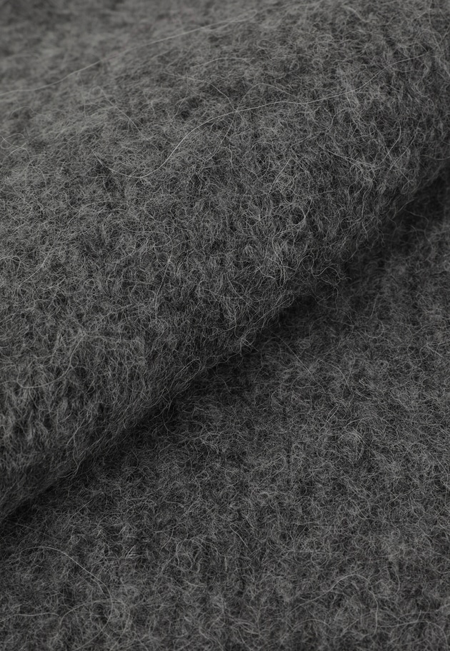 ベビーアルパカハイネックプルオーバー 詳細画像 Gray 6