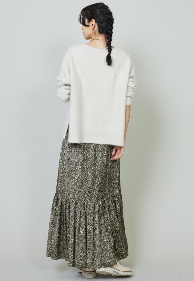 【WEB・一部店舗限定カラーあり】FOXアルパカVネックプルオーバー 詳細画像 Graybeige 6