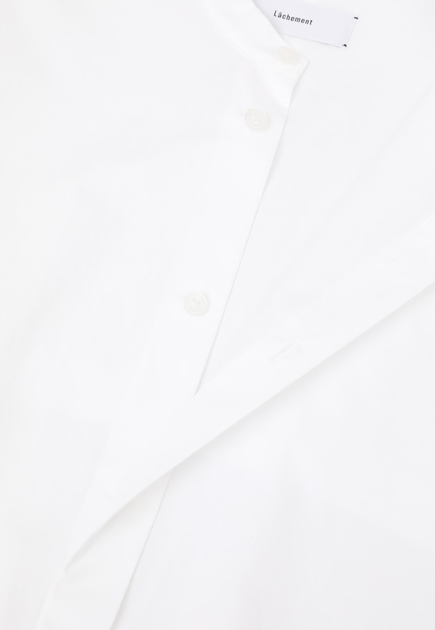 ＜Lachement (ラシュモン)＞バンドカラーヨークシャツ（ホワイト） 詳細画像 White 15