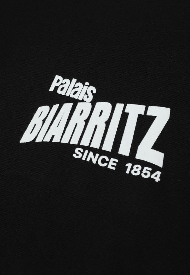 ＜SOLto (ソルト)＞“PALAIS BIARRITZ” 別注プリントTシャツ 詳細画像 Black 18