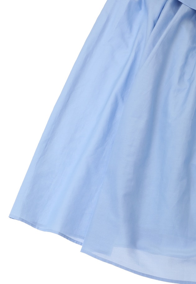 シルクコットンギャザースカート 詳細画像 Blue 14