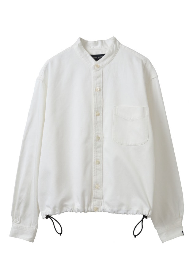 ＜BONNY WOVEN (ボニーウーブン)＞シャツブルゾン 詳細画像 White 6