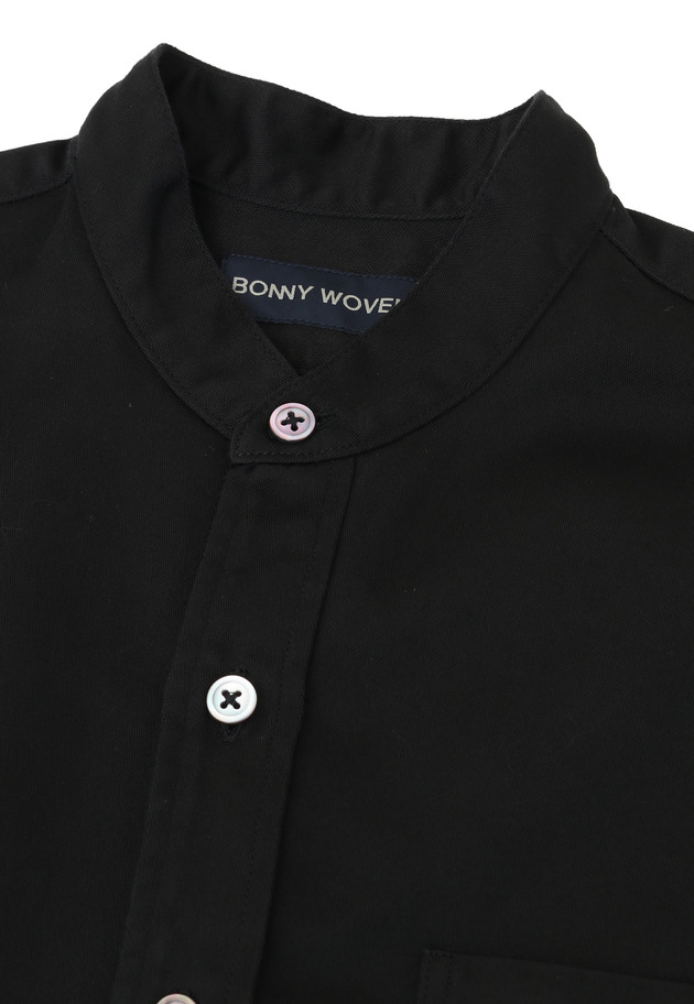 ＜BONNY WOVEN (ボニーウーブン)＞シャツブルゾン 詳細画像 Black 9