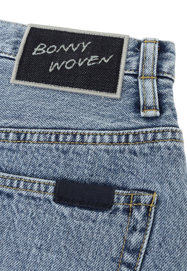 ＜BONNY WOVEN (ボニーウーブン)＞Medium Fit スカート 詳細画像 Blue 15