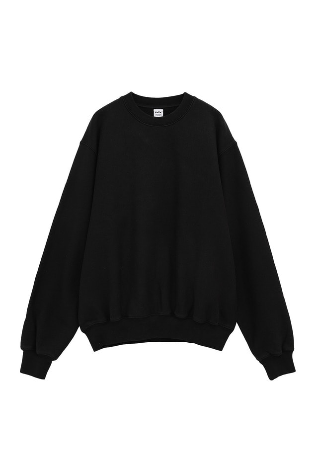 ＜ndx(エヌディーエックス)＞”Classic Sweat Shirts”スウェットパーカー 詳細画像 Black 10