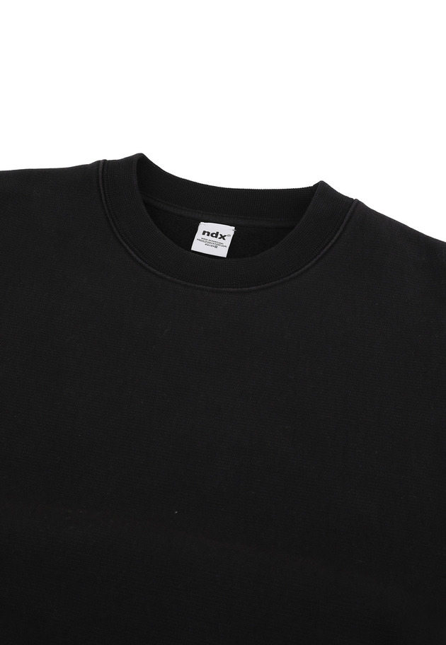 ＜ndx(エヌディーエックス)＞”Classic Sweat Shirts”スウェットパーカー 詳細画像 Black 12