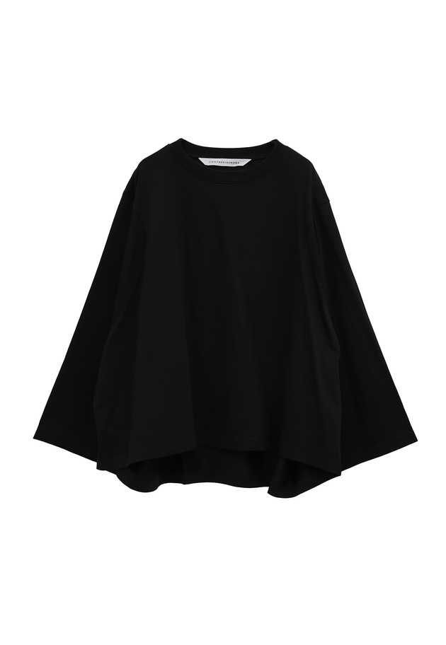 ＜COG THE BIGSMOKE (コグ ザ ビッグ スモーク)＞"KAMILA WIDE SLEEVE T”ロングTシャツ 詳細画像 Black 6