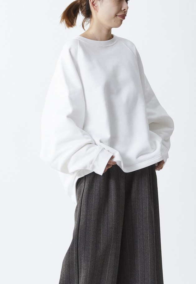 ＜COG THE BIGSMOKE (コグ ザ ビッグ スモーク)＞"KAYA TUCKED HEM TOP”スウェット 詳細画像 Offwhite 1