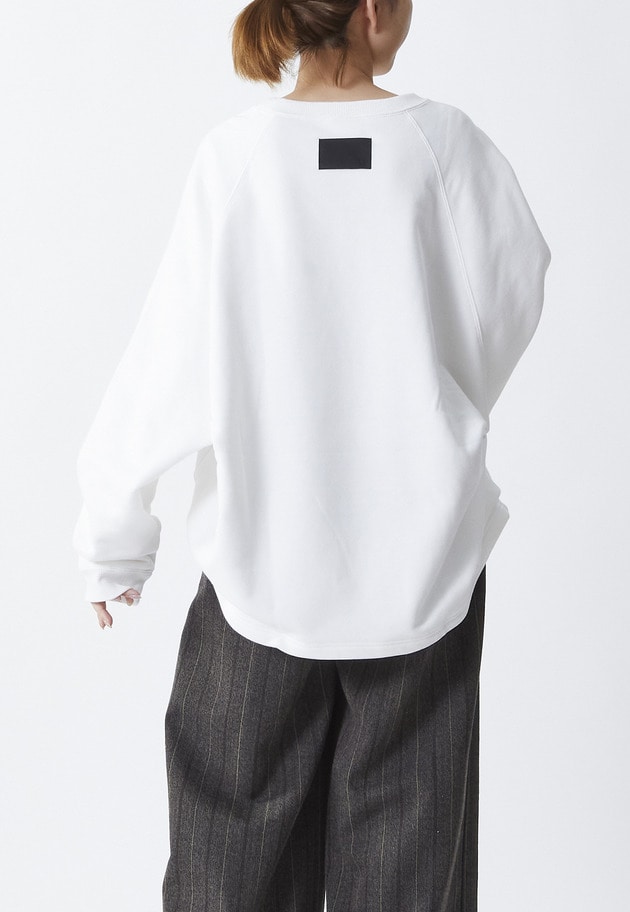 ＜COG THE BIGSMOKE (コグ ザ ビッグ スモーク)＞"KAYA TUCKED HEM TOP”スウェット 詳細画像 Offwhite 3