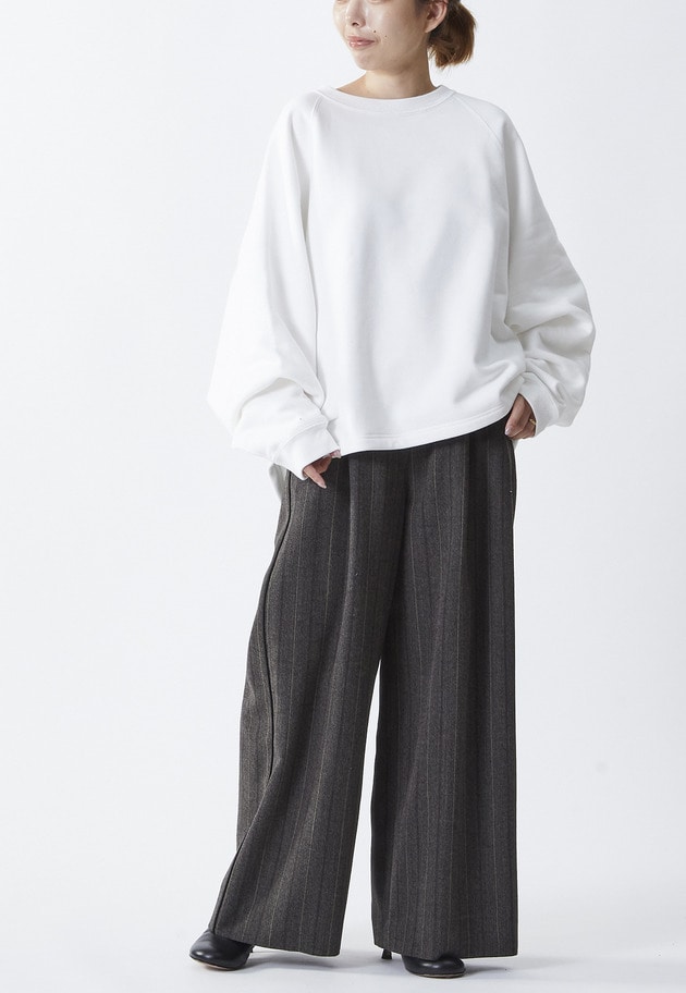 ＜COG THE BIGSMOKE (コグ ザ ビッグ スモーク)＞"KAYA TUCKED HEM TOP”スウェット 詳細画像 Offwhite 4