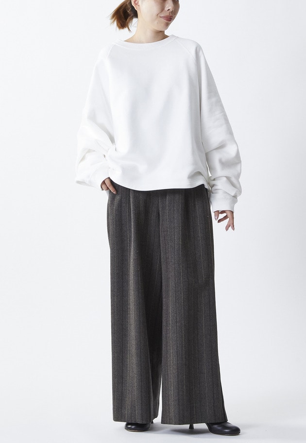 ＜COG THE BIGSMOKE (コグ ザ ビッグ スモーク)＞"KAYA TUCKED HEM TOP”スウェット 詳細画像 Offwhite 5