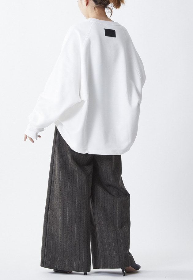 ＜COG THE BIGSMOKE (コグ ザ ビッグ スモーク)＞"KAYA TUCKED HEM TOP”スウェット 詳細画像 Offwhite 7