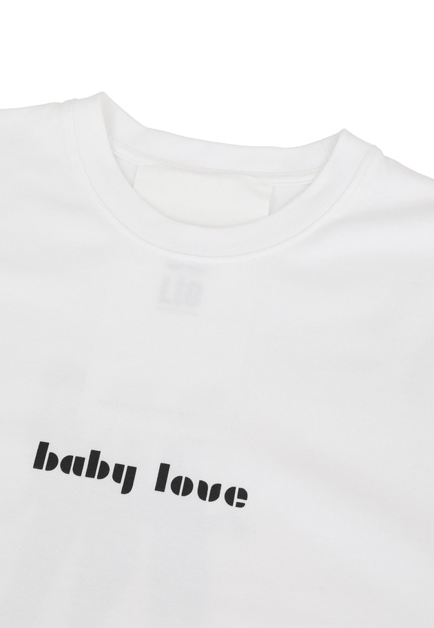 ＜SOLto (ソルト)＞別注"BABYLOVE”ロングTシャツ 詳細画像 White 10