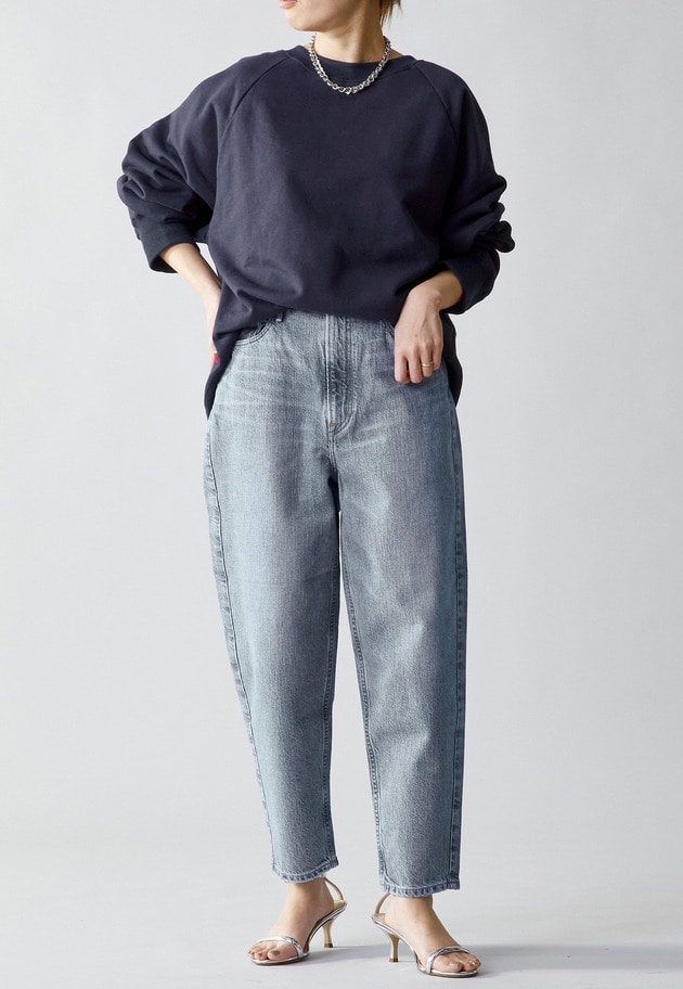 【WEB限定カラーあり】＜SOLto (ソルト)＞レースアップスウェット 詳細画像 Navy 3