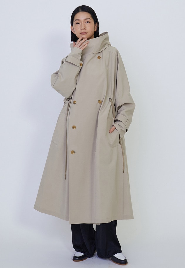 【予約】＜VACHEMENT×1er Arrondissement＞シェルタフタトレンチコート 詳細画像 Beige 6