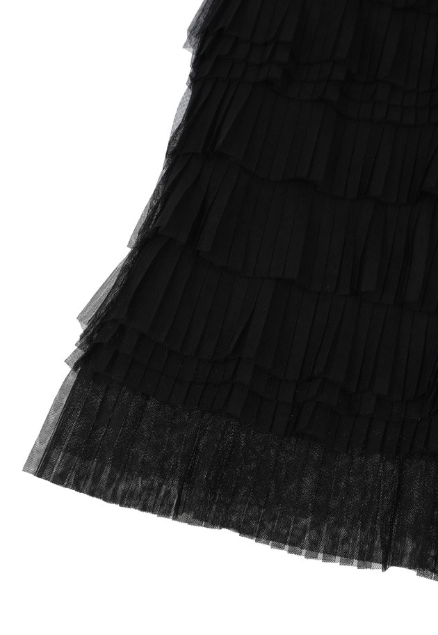 チュールティアードスカート 詳細画像 Black 19
