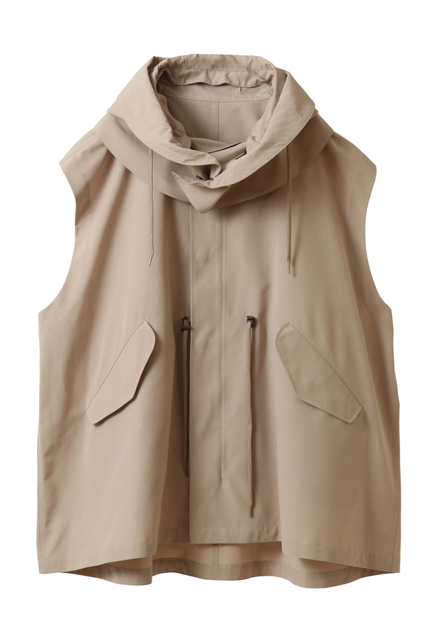 ＜VACHEMENT×1er Arrondissement＞シェルタフタモッズベスト 詳細画像 Beige 11