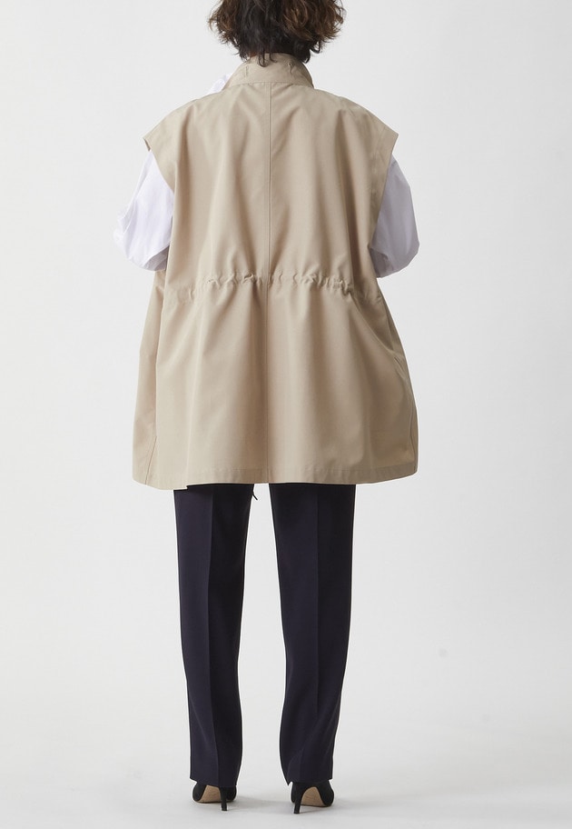 ＜VACHEMENT×1er Arrondissement＞シェルタフタモッズベスト 詳細画像 Beige 5