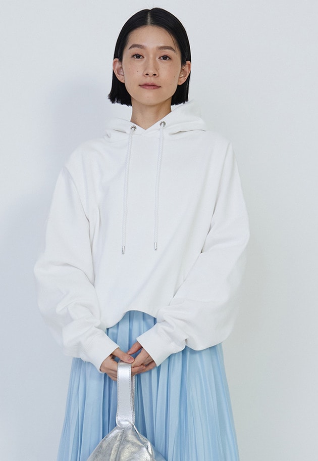 クロップドフーディスウェット 詳細画像 Offwhite 2