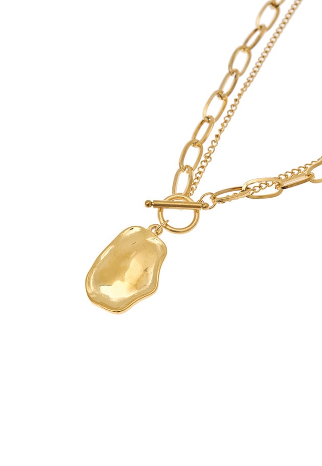 ＜MERAKI（メラキ）＞ペンダント付ネックレス 詳細画像 Gold 8