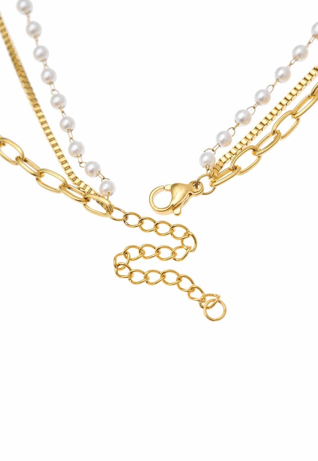 ＜MERAKI（メラキ）＞レイヤードネックレス 詳細画像 Gold 7