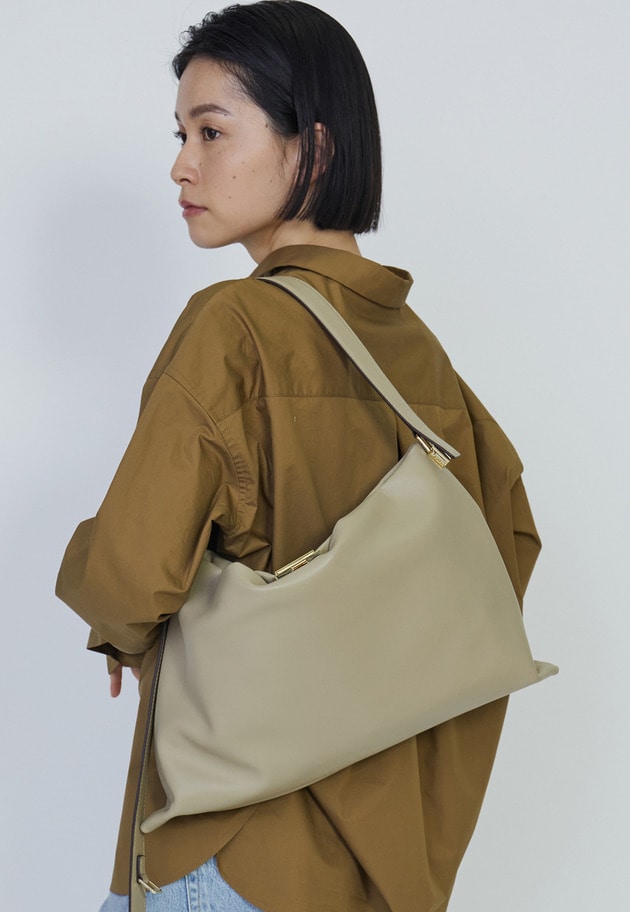 【予約】＜PUNTI（プンティ）＞"GRAFT-TOTE”トートバッグ 詳細画像 Ivory 2